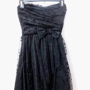 Black Tulle Formal Dress